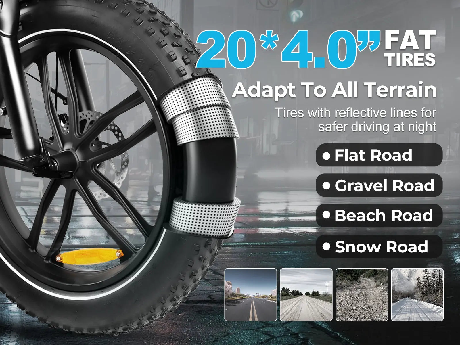 SAMEBIKE C05 Pro 500W | Vélo électrique pliant 36V 13Ah