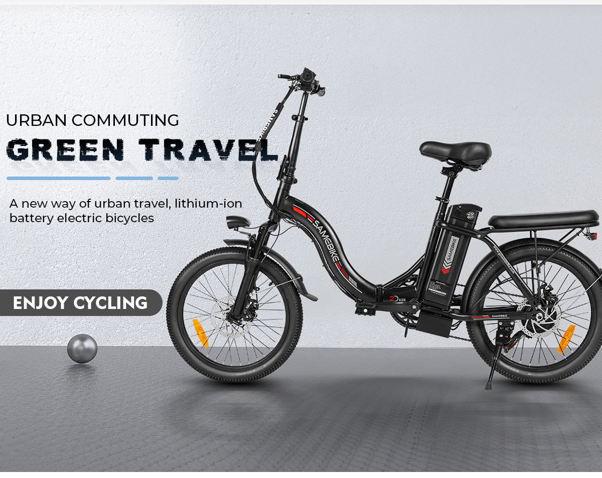 SAMEBIKE CY20 350W Moteur Vélo électrique Portable/Pliable 20"
