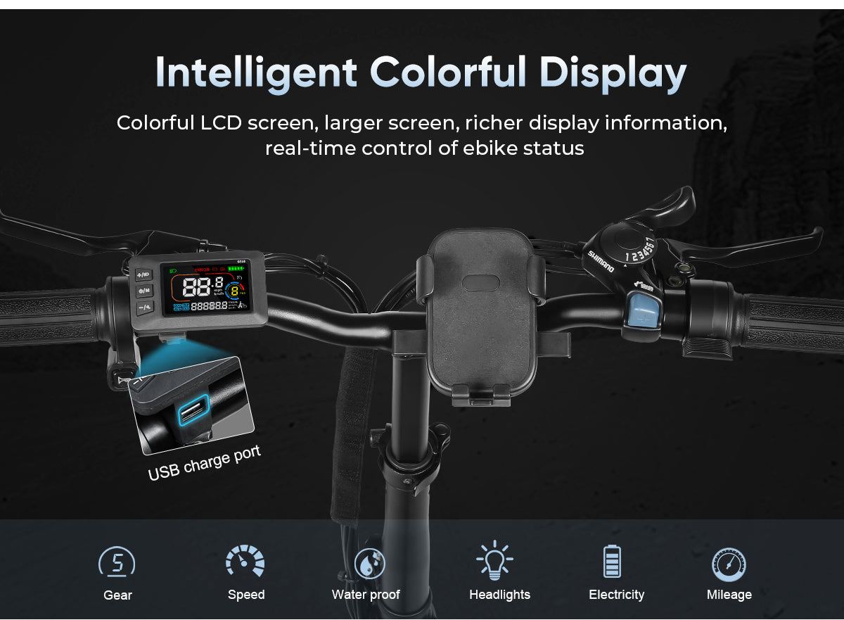 SAMEBIKE CY20 350W Moteur Vélo électrique Portable/Pliable 20