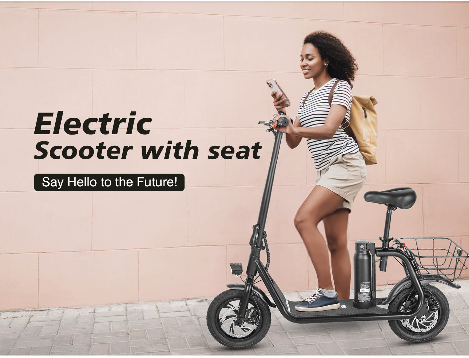 SAMEBIKE SM-C01 350W Moteur Trottinette électrique pliante