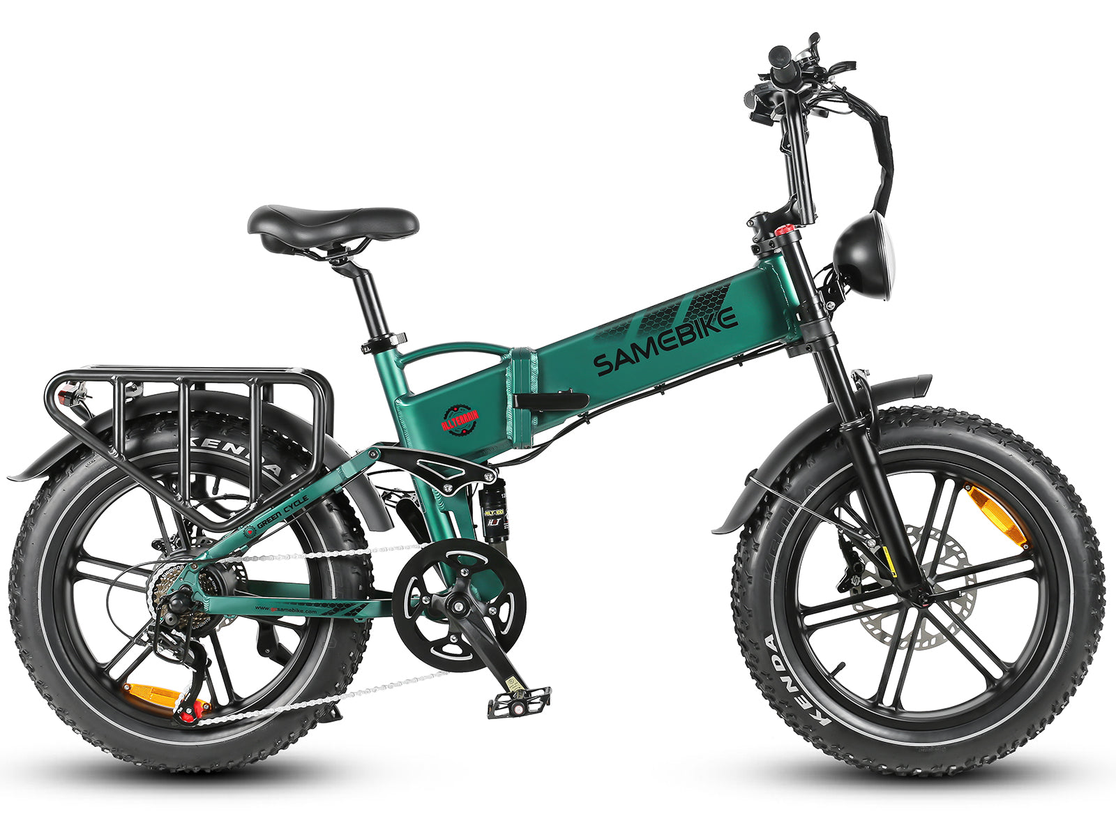 SAMEBIKE RS-A02 1200W Moteur VTT électrique Pliant Tout-terrain
