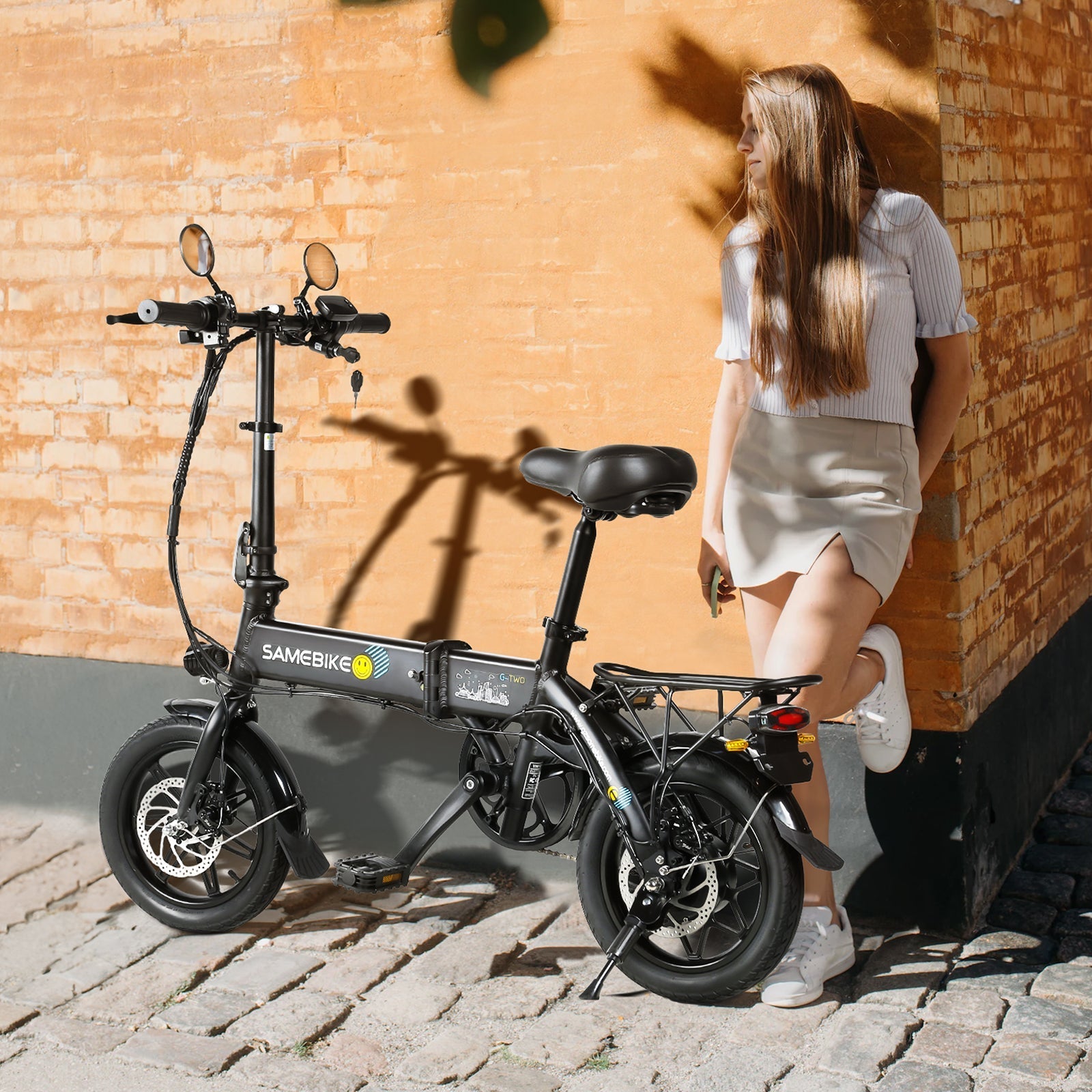 SAMEBIKE YINYU14 | Vélo électrique portable 350W 36V 7.8Ah