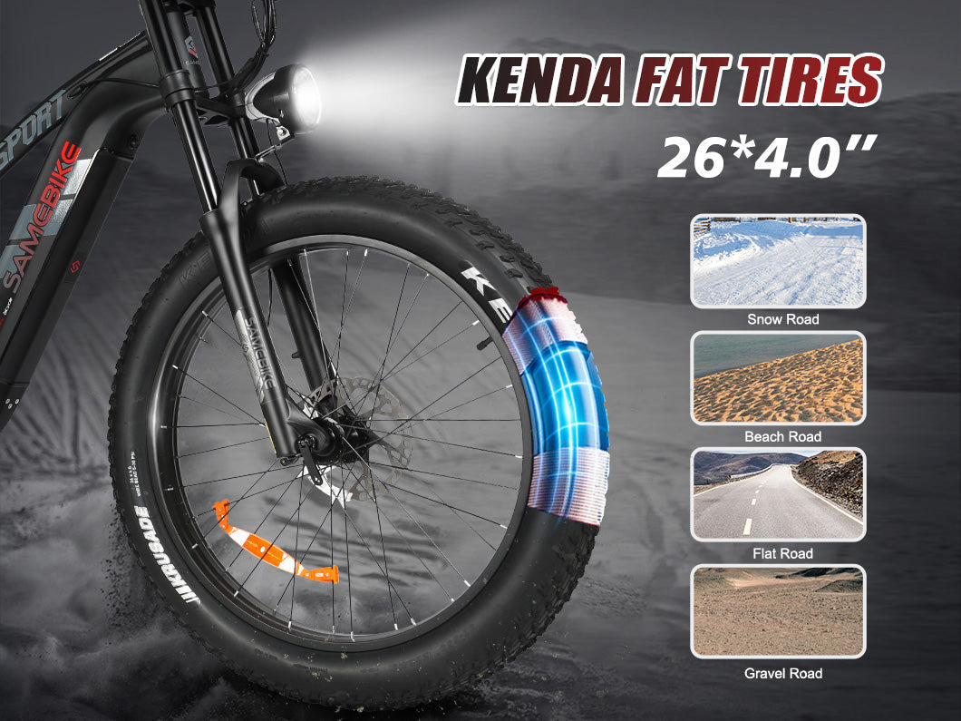 SAMEBIKE RSA08-II 1000W Moteur Vélo électrique Tout-terrain