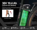 SAMEBIKE TDE10Z 350W  Moteur Vélo électrique urbain