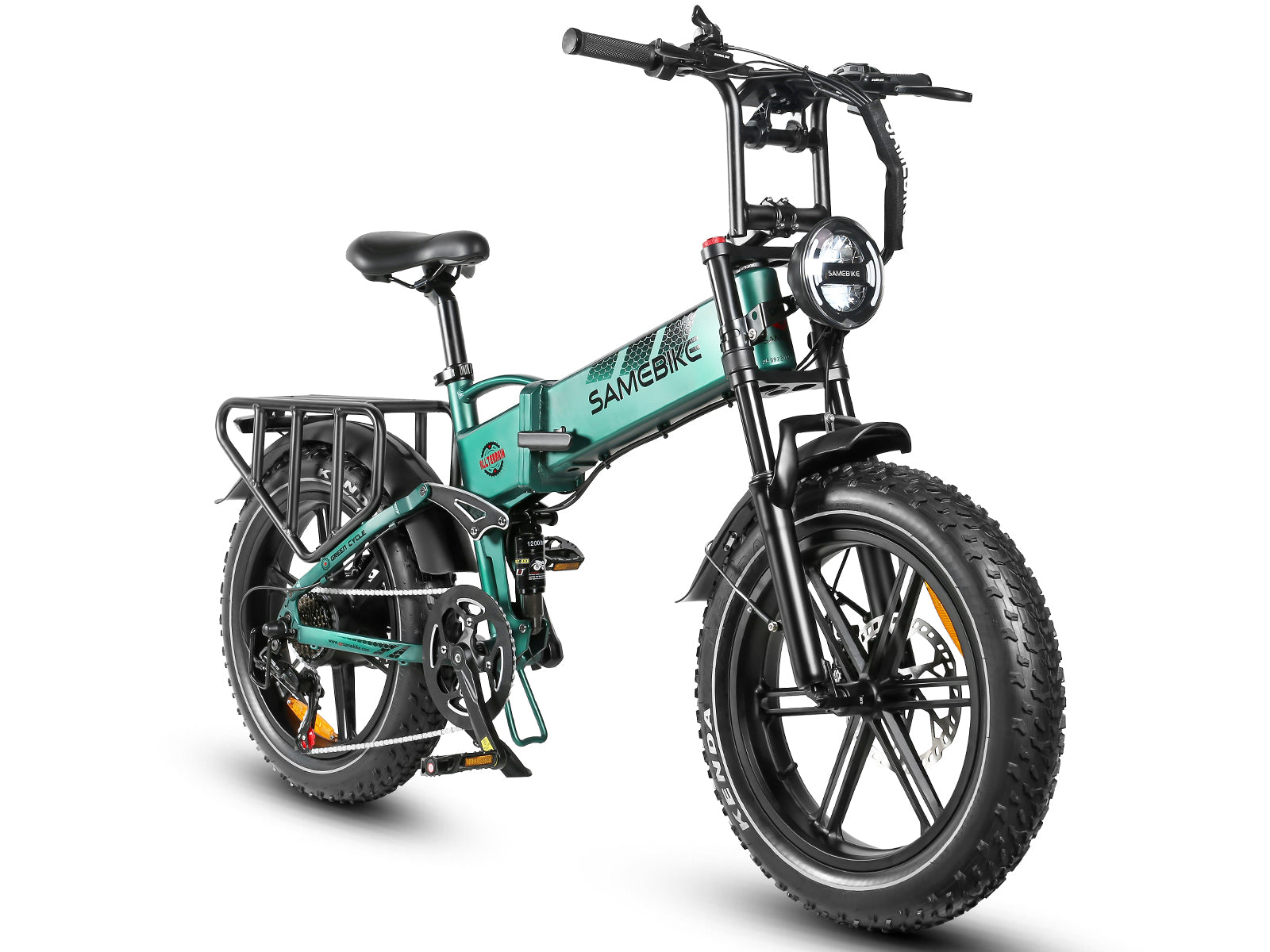 SAMEBIKE RS-A02 1200W Moteur VTT électrique Pliant Tout-terrain
