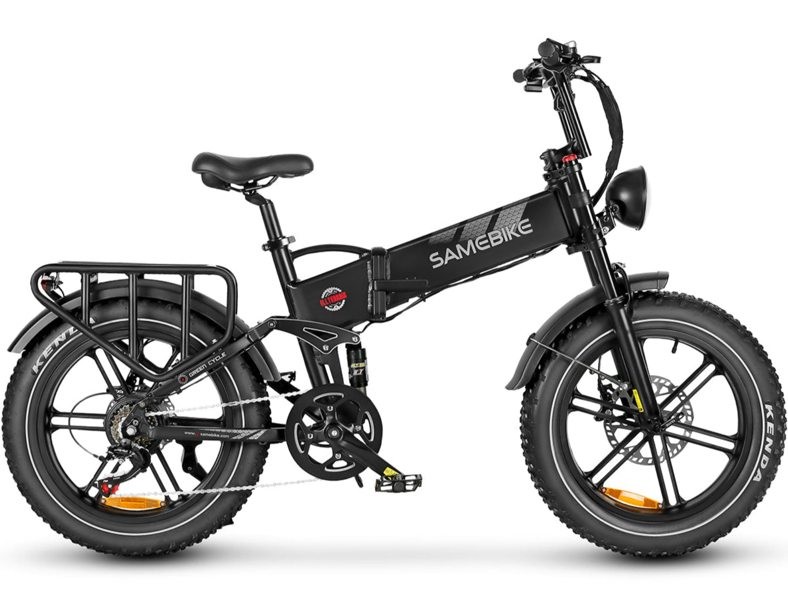 SAMEBIKE RS-A02 1200W Moteur VTT électrique Pliant Tout-terrain