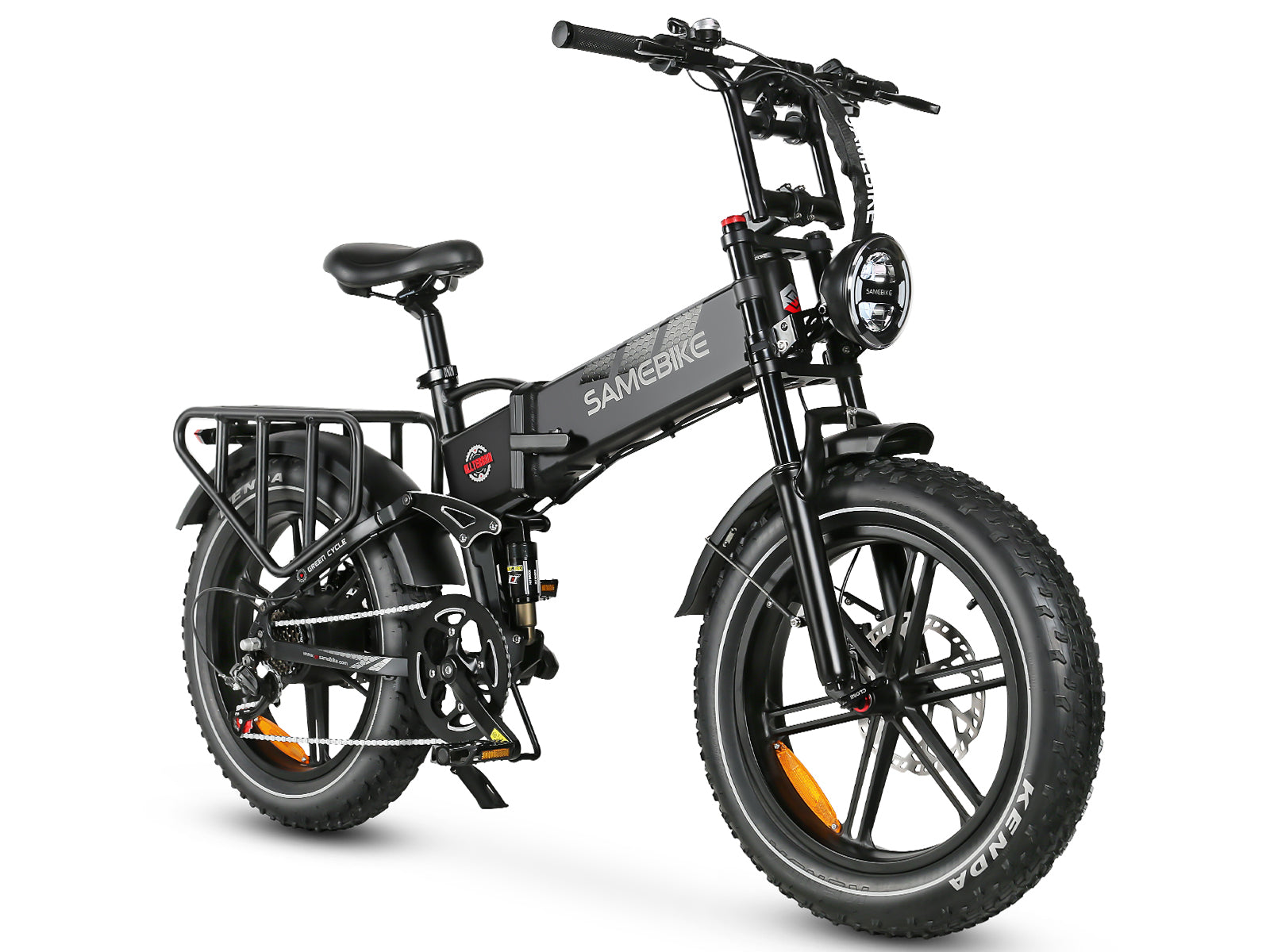 SAMEBIKE RS-A02 1200W Moteur VTT électrique Pliant Tout-terrain