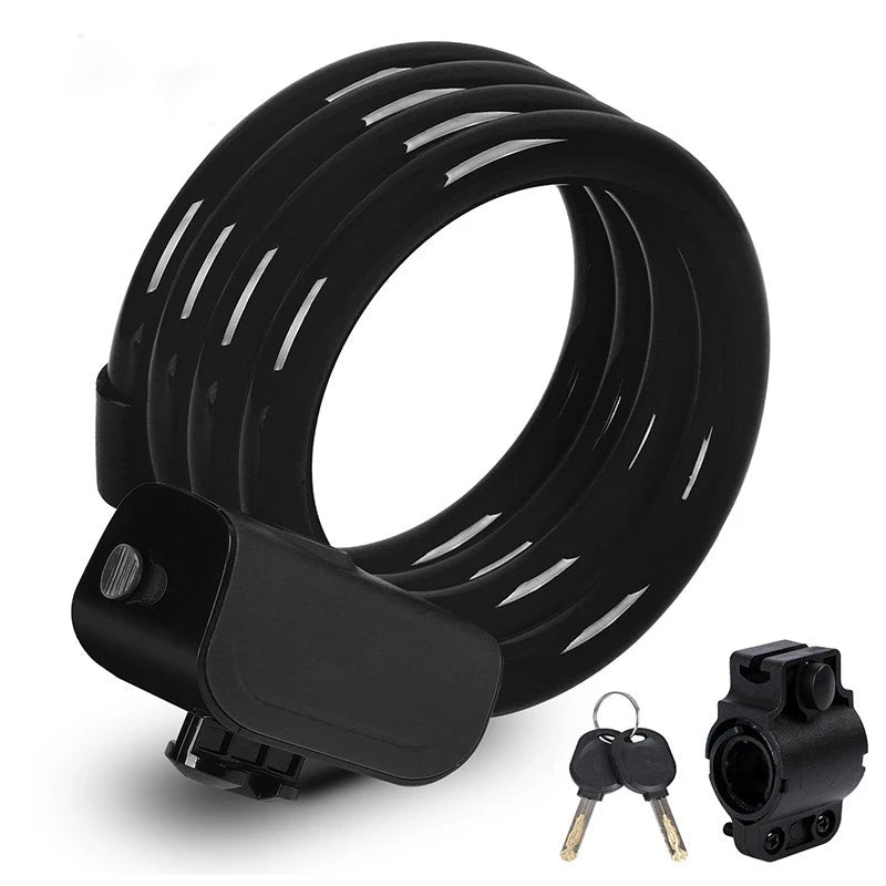 Antivol de vélo VTT en fil d'acier