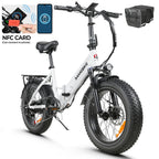 SAMEBIKE LOTDM200-II 750W Moteur Pneus larges Vélo électrique pliant 20"