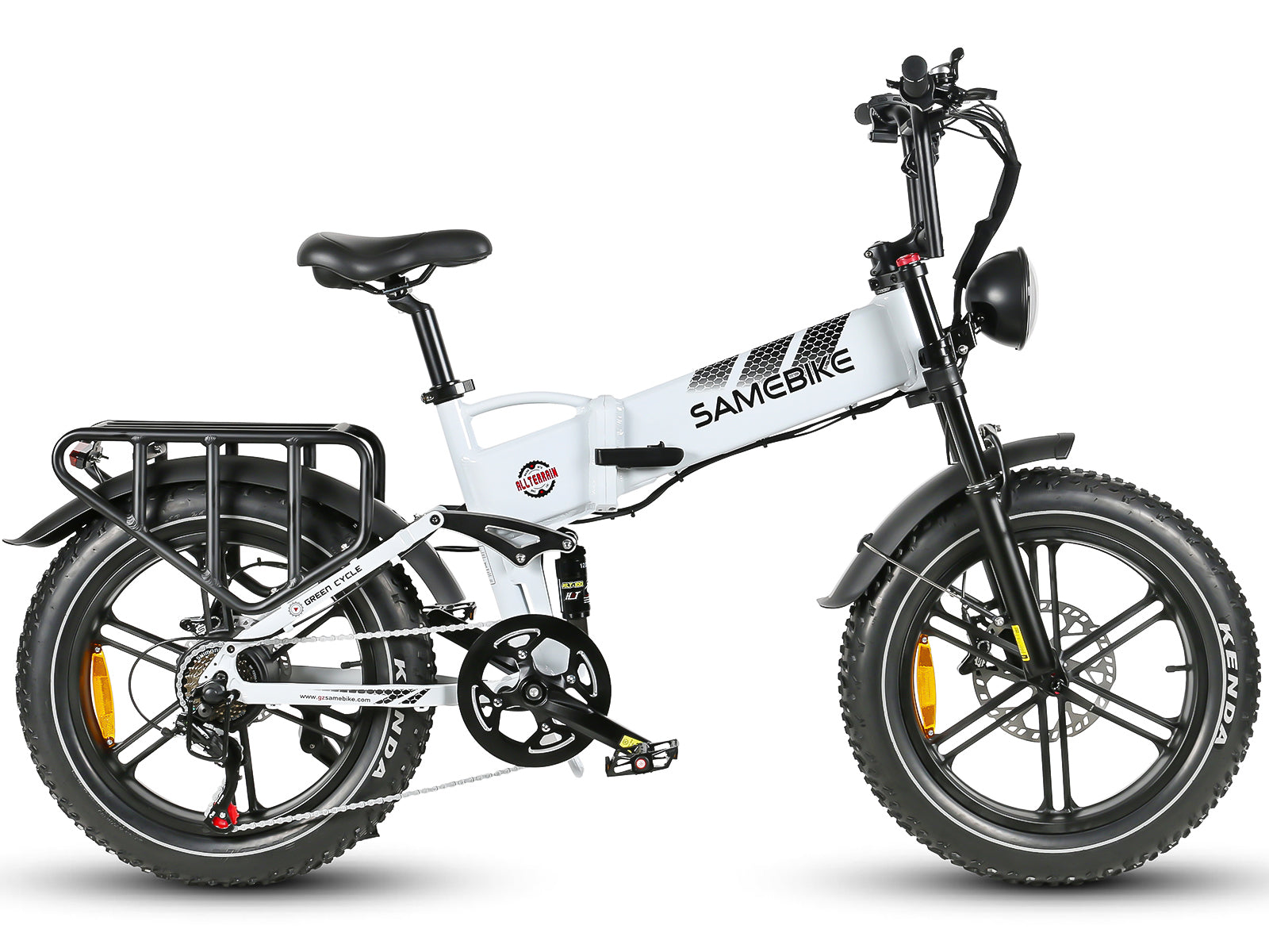 SAMEBIKE RS-A02 1200W Moteur VTT électrique Pliant Tout-terrain
