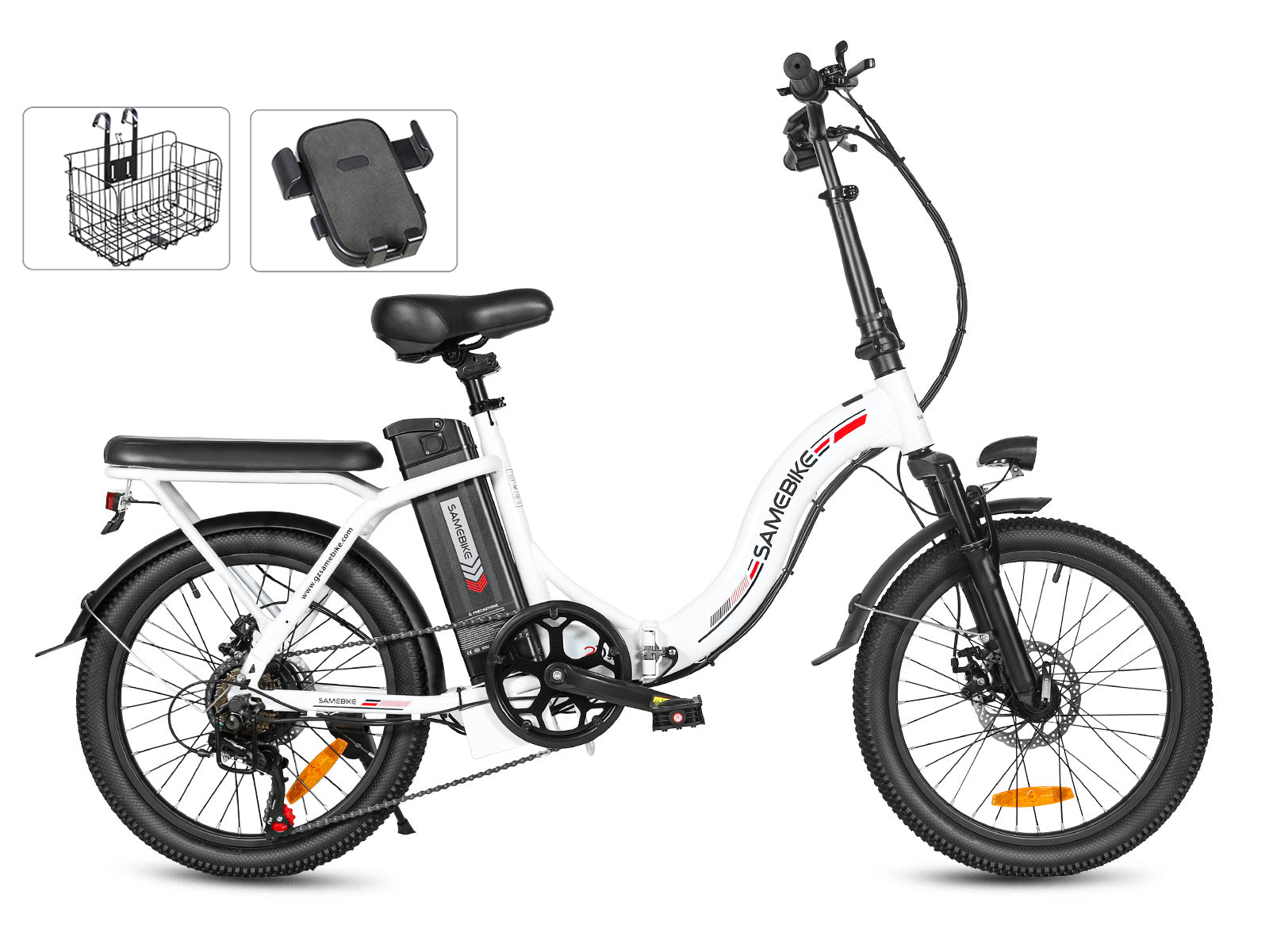 SAMEBIKE CY20 350W Moteur Vélo électrique Portable/Pliable 20"