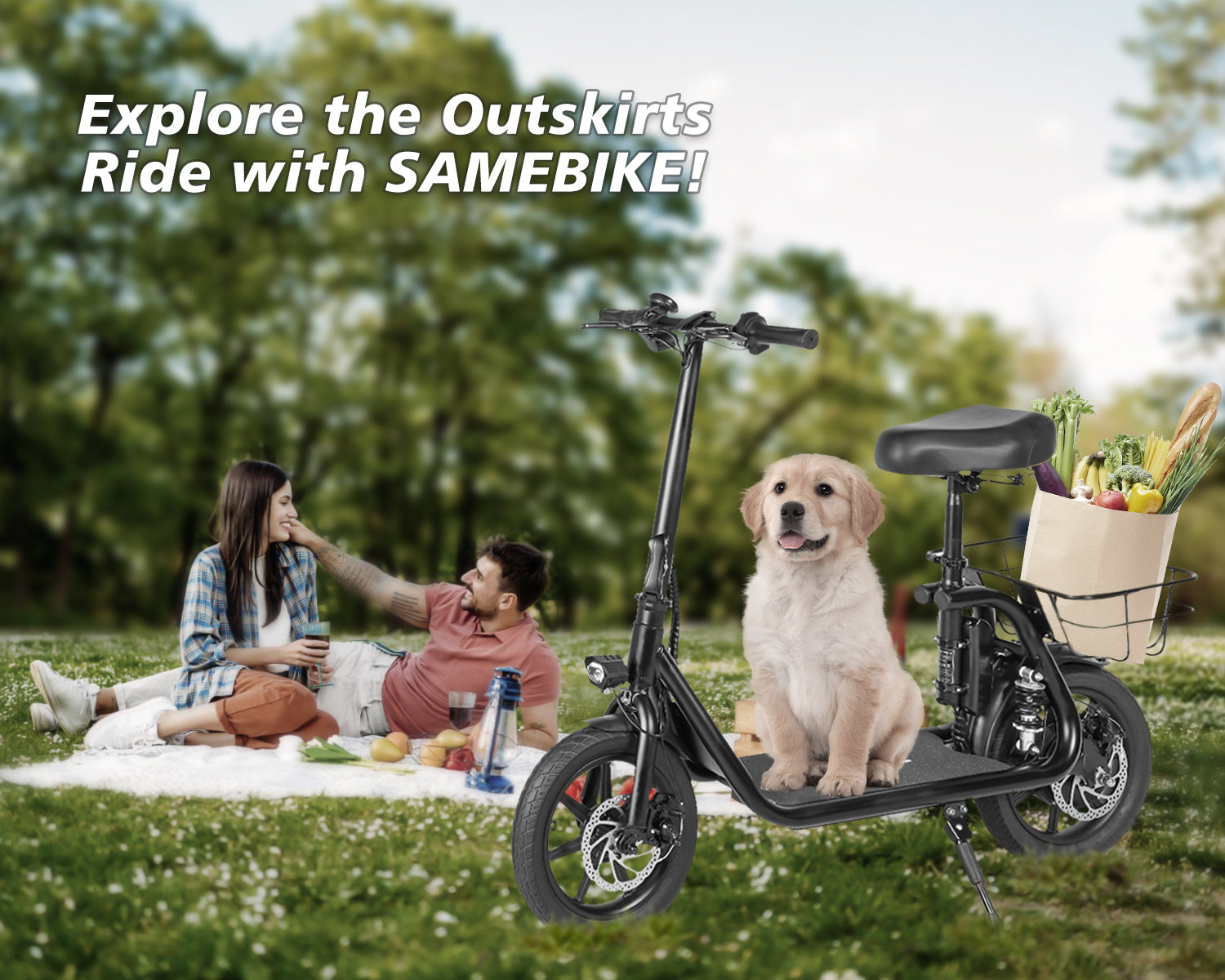 SAMEBIKE SM-C02 | Trottinette électrique pliante 500W 36V 13Ah