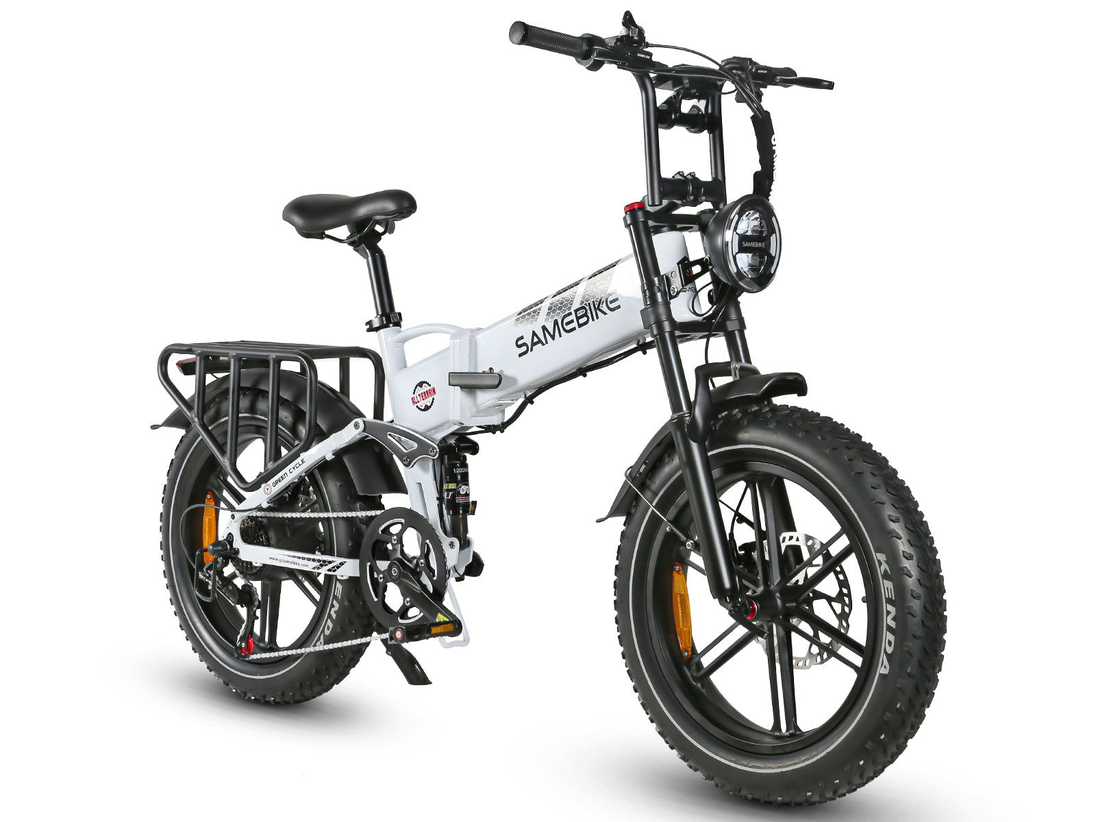 SAMEBIKE RS-A02 1200W Moteur VTT électrique Pliant Tout-terrain