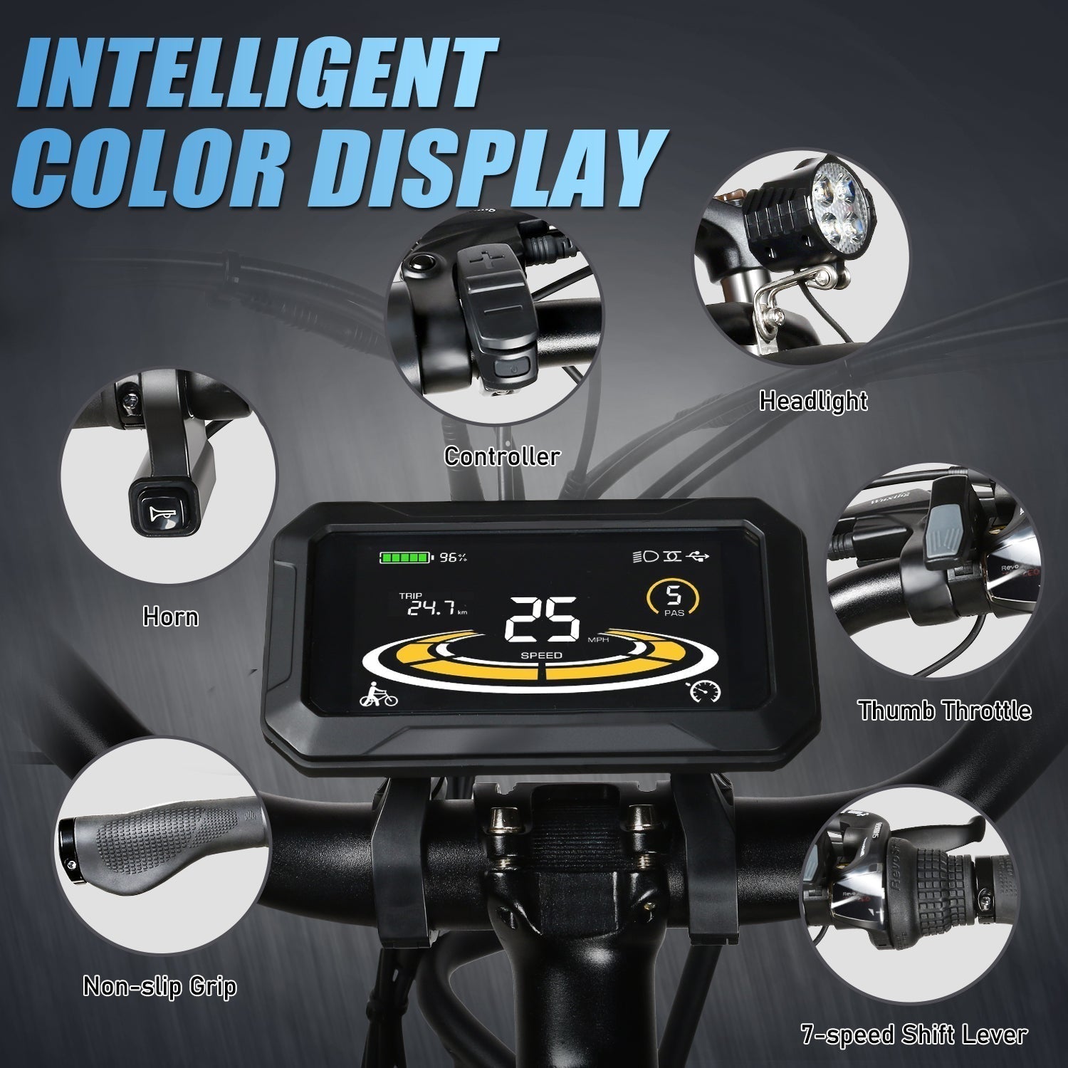 SAMEBIKE RS-A01 Plus 750W  Moteur Vélo électrique Urbain