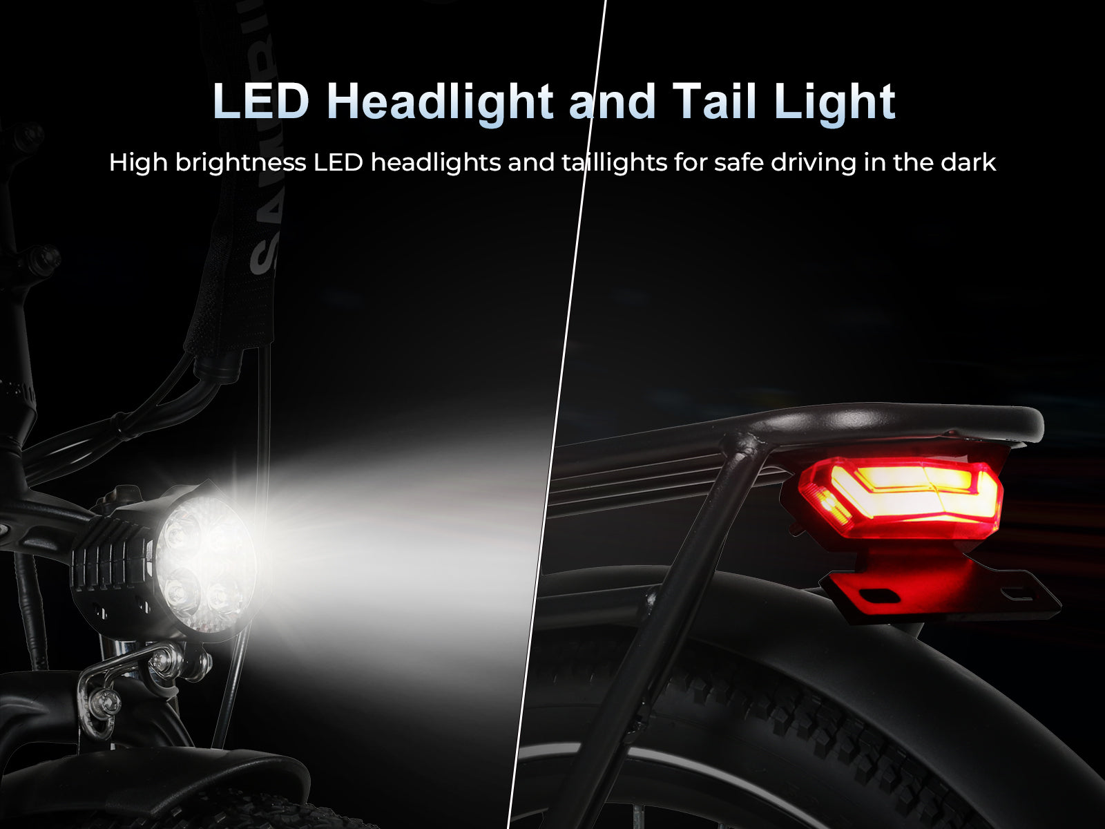 SAMEBIKE RS-A01 Pro | Vélo électrique urbain 36V 15Ah confortable