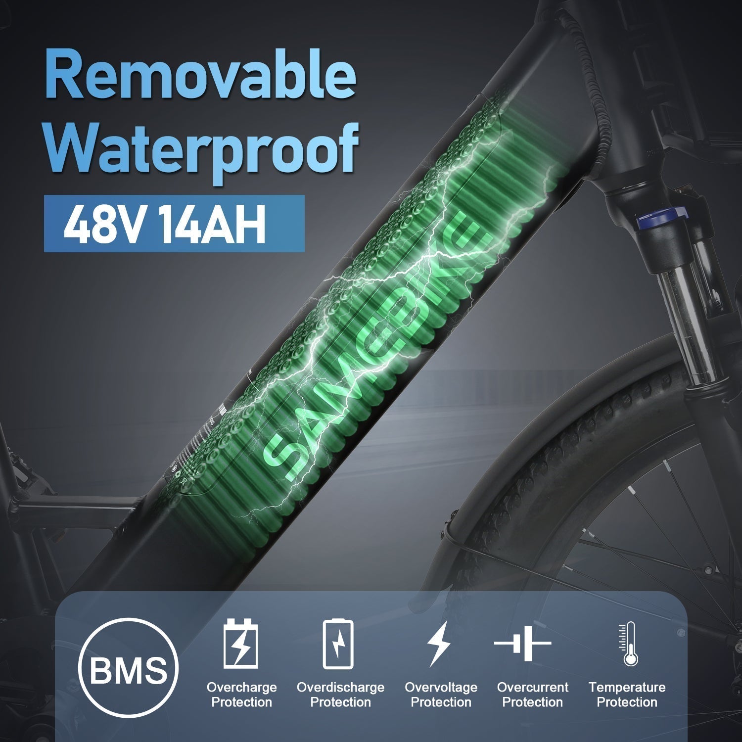 SAMEBIKE RS-A01 Plus 750W  Moteur Vélo électrique Urbain