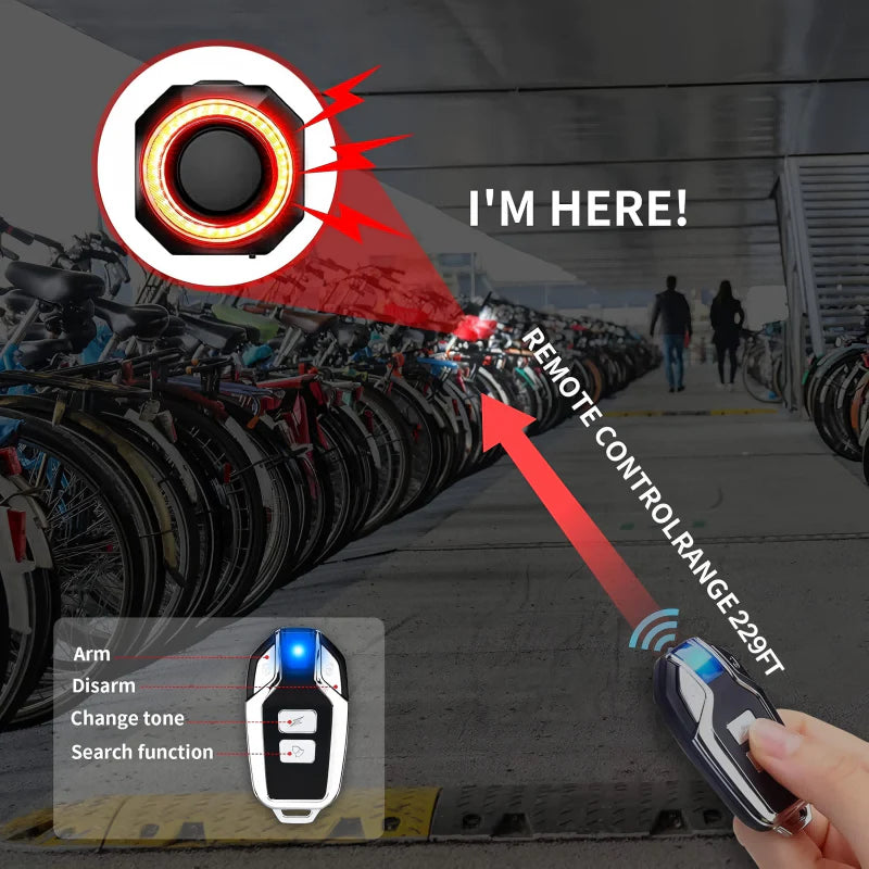 SAMEBIKE Alarme antivol pour vélo électrique