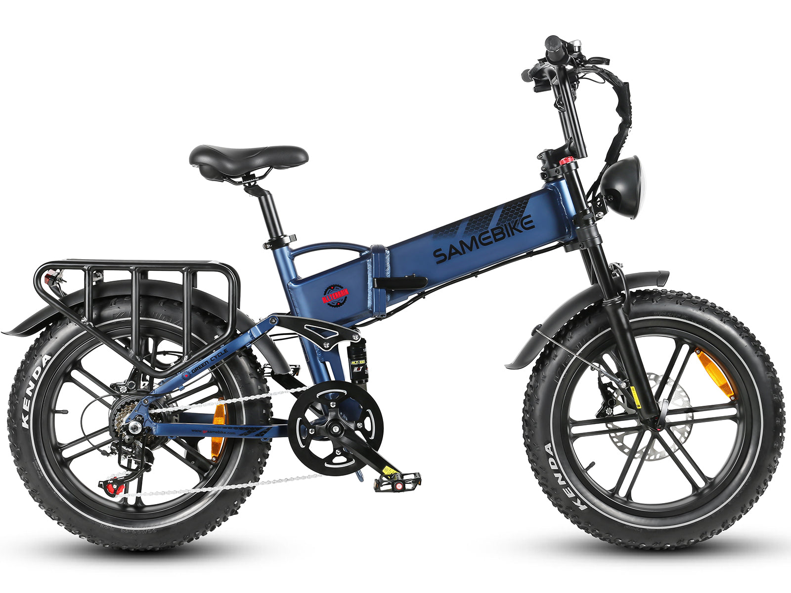 SAMEBIKE RS-A02 1200W Moteur VTT électrique Pliant Tout-terrain