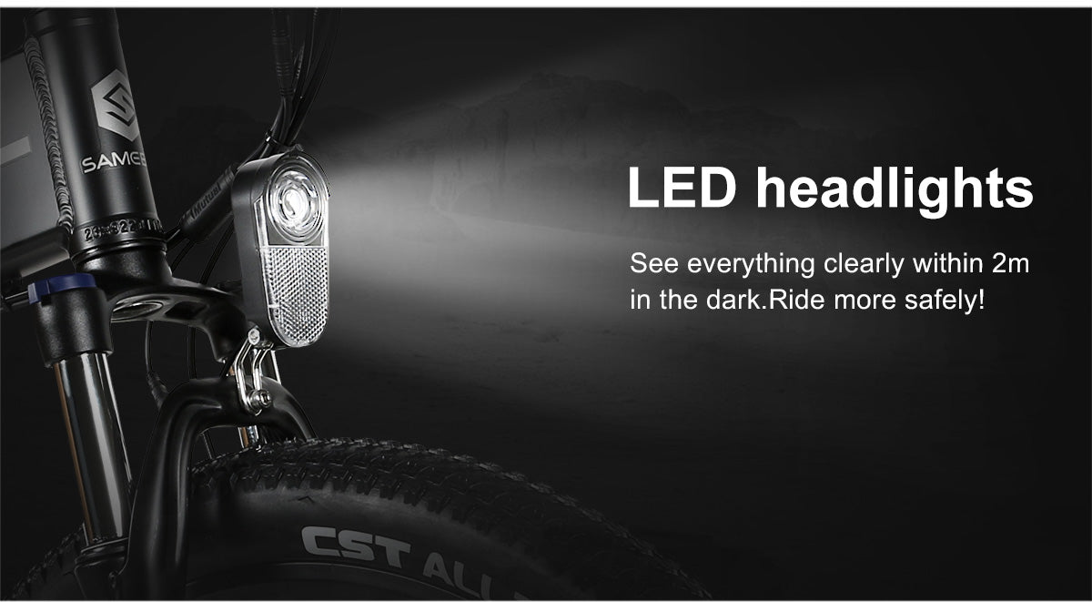 SAMEBIKE LO26-II-YD 900W | Vélo électrique pliant 48V 14Ah