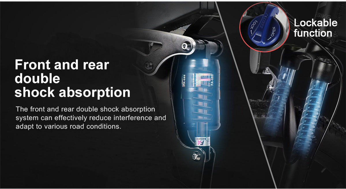 SAMEBIKE LO26-II-YD 900W | Vélo électrique pliant 48V 14Ah