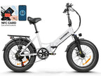 SAMEBIKE LOTDM200-II 750W Moteur Pneus larges Vélo électrique pliant 20"