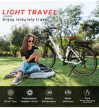 SAMEBIKE RS-A07 500W | Vélo électrique urbain 36V 13Ah