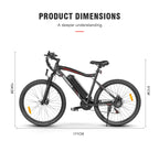 SAMEBIKE SY26-II 500W | Vélo électrique tout-terrain 36V 13Ah