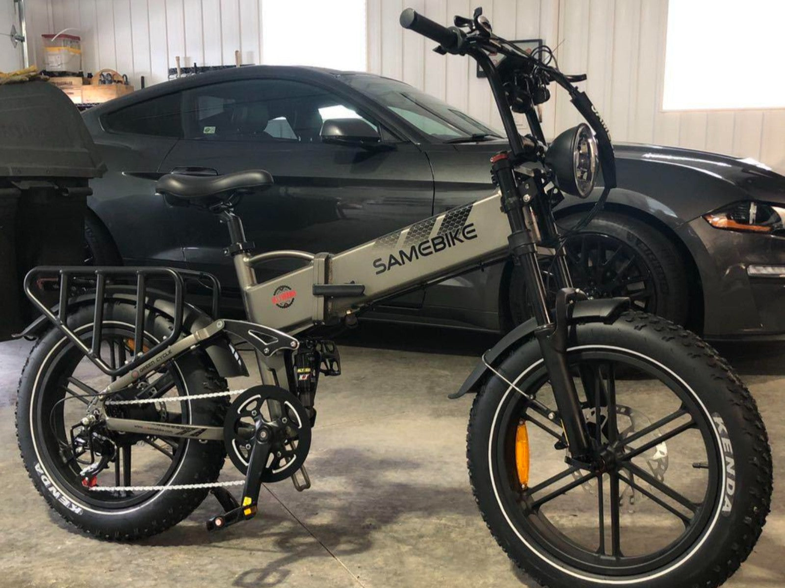 SAMEBIKE RS-A02 1200W Moteur VTT électrique Pliant Tout-terrain