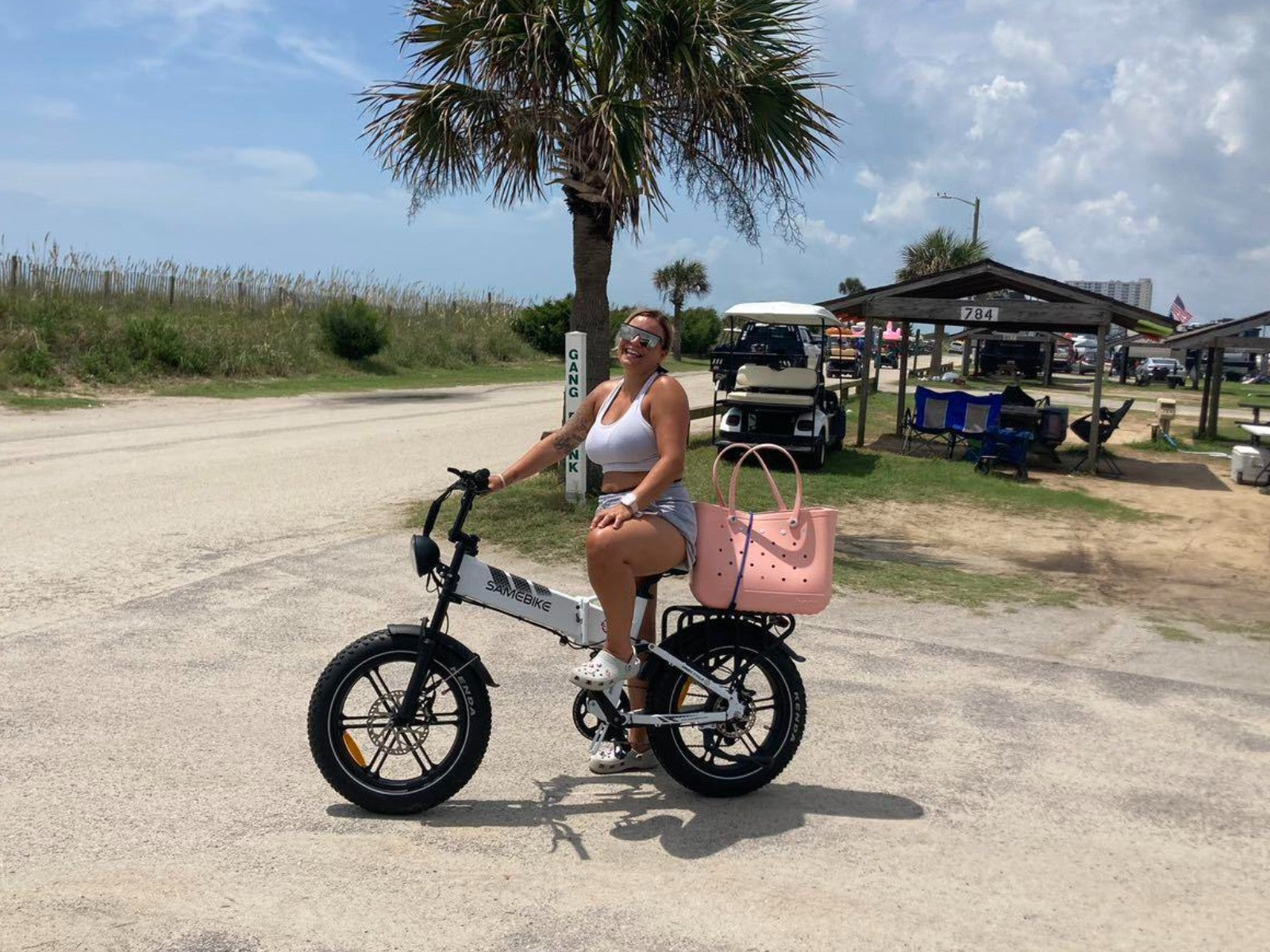 SAMEBIKE RS-A02 1200W Moteur VTT électrique Pliant Tout-terrain