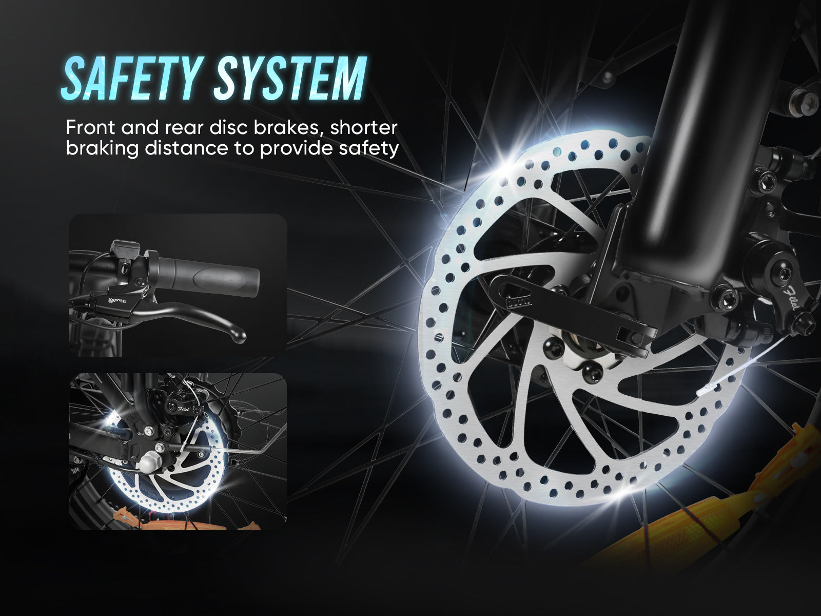 SAMEBIKE LOTDM200-II 750W Moteur Pneus larges Vélo électrique pliant 20