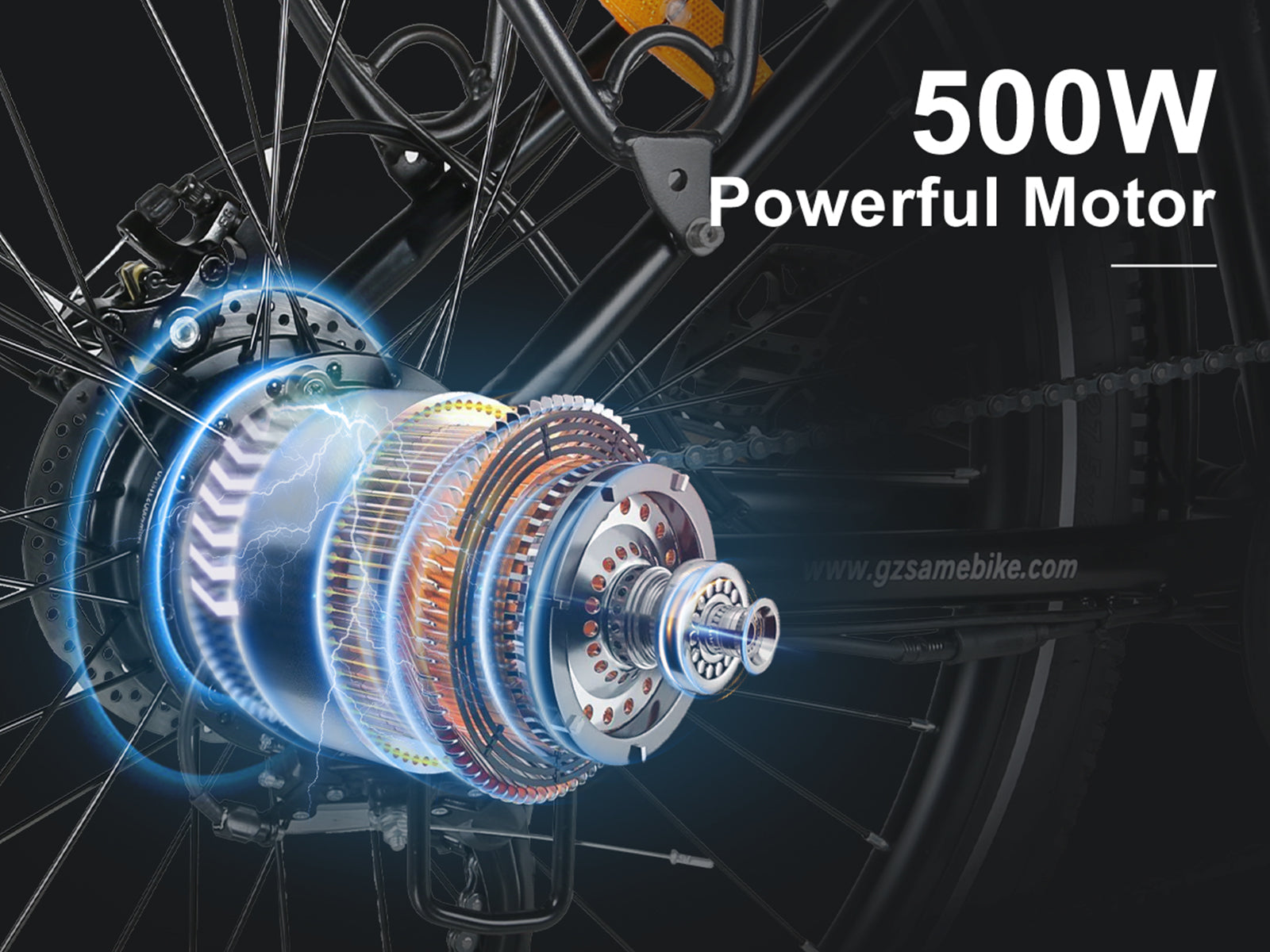 SAMEBIKE RS-A01 Pro | Vélo électrique urbain 36V 15Ah confortable