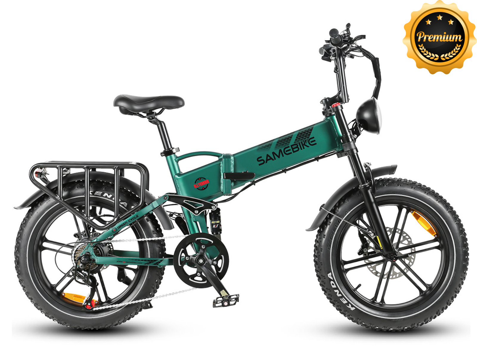 SAMEBIKE RS-A02 1200W Moteur VTT électrique Pliant Tout-terrain