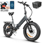 SAMEBIKE LOTDM200-II 750W Moteur Pneus larges Vélo électrique pliant 20"